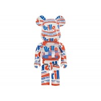 Большая фигурка (70см) Bearbrick x Andy Warhol Brillo (2022) 1000%