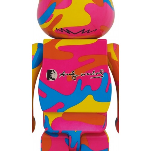 Оригинальная большая фигурка Bearbrick x Andy Warhol (Special) 1000% Multi - 70см
