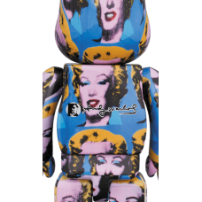 Bearbrick x Andy Warhol x Marily Monroe 100% & 400% Set