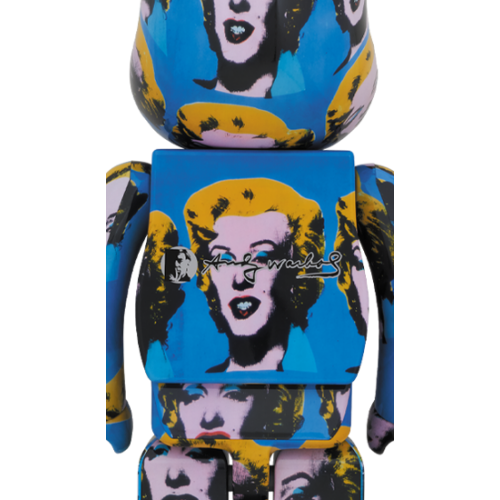Оригинальная большая фигурка Bearbrick x Andy Warhol x Marily Monroe 1000% - 70см