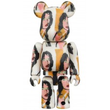 Bearbrick x Andy Warhol x The Rolling Stones Mick Jagger 100% & 400% Set