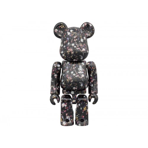 Оригинальный набор фигурок Bearbrick x Anever 100% & 400% Set Black - 7см и 28см