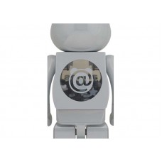 Bearbrick x atmos 1000% White Chrome Ver.