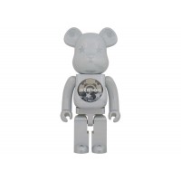 Большая фигурка (70см) Bearbrick x atmos 1000% White Chrome Ver.