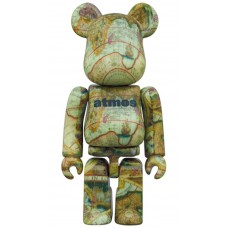 Bearbrick x atmos Aged Map 100% & 400% Set