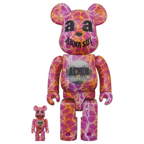Оригинальный набор фигурок Bearbrick x Atmos Anna Sui 100% & 400% Set - 7см и 28см