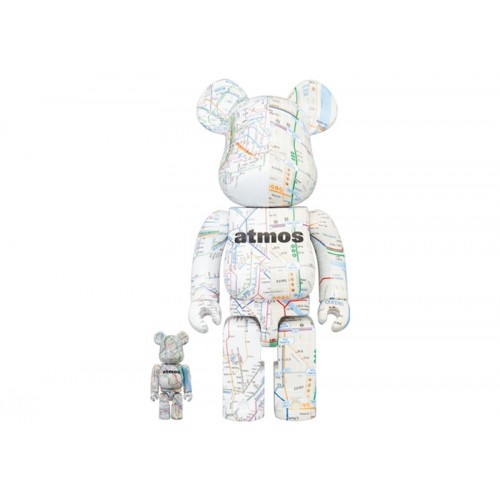 Оригинальный набор фигурок Bearbrick x atmos Subway 100% & 400% Set - 7см и 28см