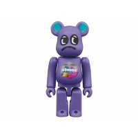 Bearbrick x atmos x Badmood 100% & 400% Set Purple