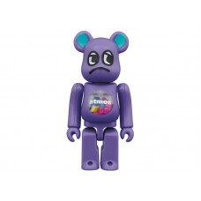 Bearbrick x atmos x Badmood 100% & 400% Set Purple