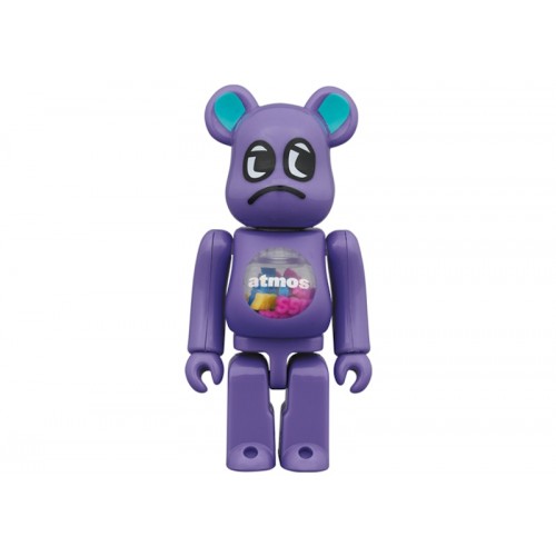 Набор из двух фигурок Bearbrick x atmos x Badmood 100% & 400% Set Purple - 7см и 28см. Набор из двух фигурок Bearbrick x atmos x Badmood 100% & 400% Set Purple - 7см и 28см.