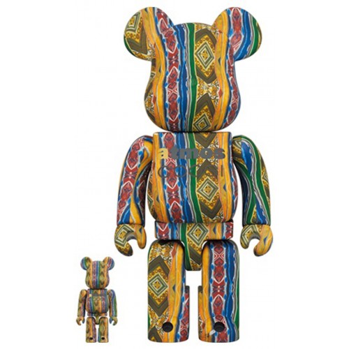 Оригинальный набор фигурок Bearbrick x atmos x COOGI 100% & 400% Set - 7см и 28см