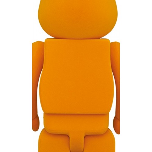 Оригинальный набор фигурок Bearbrick x atmos x GRIPSWANY 100% & 400% Set Orange - 7см и 28см