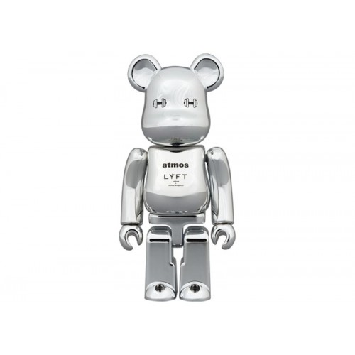 Оригинальный набор фигурок Bearbrick x atmos x LYFT 100% & 400% Set - 7см и 28см
