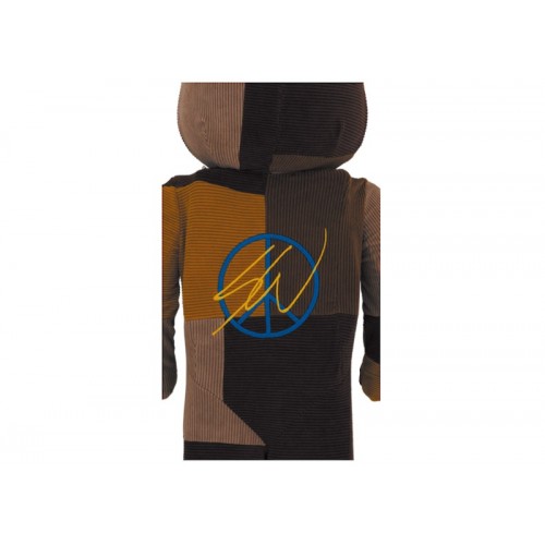 Оригинальная большая фигурка Bearbrick x atmos x Sean Wotherspoon 1000% Brown - 70см