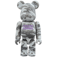 Bearbrick x Atmos x Solebox 100% & 400% Set Grey