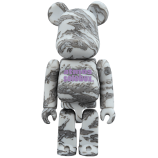 Bearbrick x Atmos x Solebox 100% & 400% Set Grey