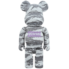 Bearbrick x Atmos x Solebox 100% & 400% Set Grey