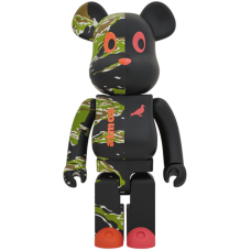 Большая фигурка (70см) Bearbrick x Atmos x Staple #2 1000% Multi