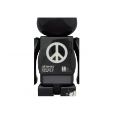 Bearbrick x atmos x Staple #4 100% & 400% Set Glow
