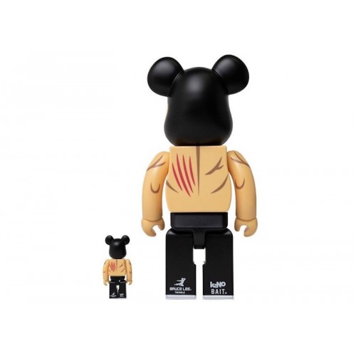 Оригинальный набор фигурок Bearbrick x BAIT x Kano x Bruce Lee: Enter The Dragon (SDCC Exclusive) 100% & 400% Set - 7см и 28см