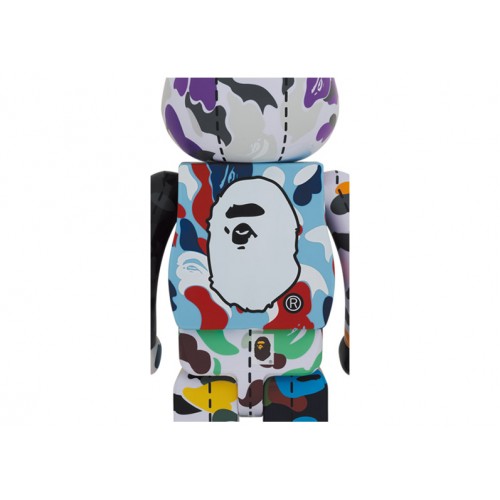 Оригинальная большая фигурка Bearbrick x BAPE 28th Anniversary Camo #1 1000% - 70см