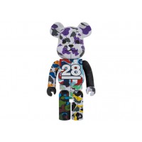 Большая фигурка (70см) Bearbrick x BAPE 28th Anniversary Camo #1 1000%