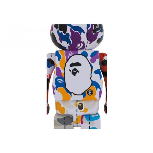 Оригинальная большая фигурка Bearbrick x BAPE 28th Anniversary Camo #2 1000% - 70см