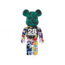 Большая фигурка (70см) Bearbrick x BAPE 28th Anniversary Camo #4 1000%