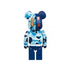 Bearbrick x BAPE ABC Camo Shark Chogokin 200% Blue