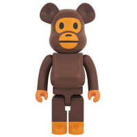 Bearbrick x Bape Baby Milo 1000% Brown