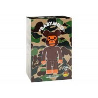Bearbrick x Bape Baby Milo Flocky Ver. 100% & 400% Set