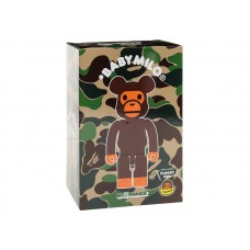 Набор фигурок (7см и 28см) Bearbrick x Bape Baby Milo Flocky Ver. 100% & 400% Set