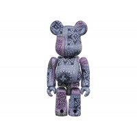 Bearbrick x BAPE Black Bandana 100% & 400% Set