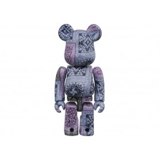 Bearbrick x BAPE Black Bandana 100% & 400% Set