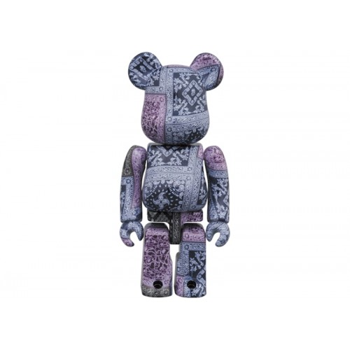 Оригинальный набор фигурок Bearbrick x BAPE Black Bandana 100% & 400% Set - 7см и 28см