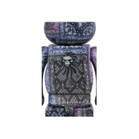 Bearbrick x BAPE Black Bandana 100% & 400% Set