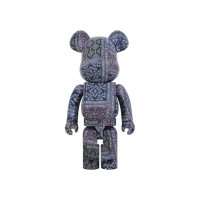 Bearbrick x BAPE Black Bandana 1000%