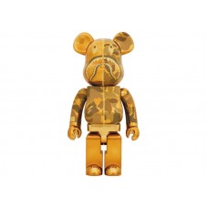 Большая фигурка (70см) Bearbrick x BAPE Camo Shark 1000% Gold