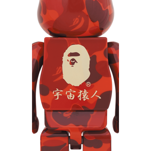 Оригинальная большая фигурка Bearbrick x BAPE Daruma 1000% - 70см