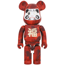 Большая фигурка (70см) Bearbrick x BAPE Daruma 1000%