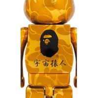 Bearbrick x BAPE Daruma 1000% Gold Plated