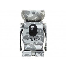 Bearbrick x BAPE Daruma 1000% Silver Plated