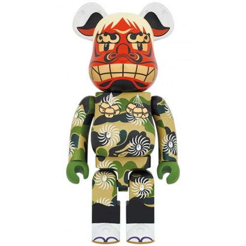 Оригинальная большая фигурка Bearbrick x BAPE Lion Dance 1000% - 70см