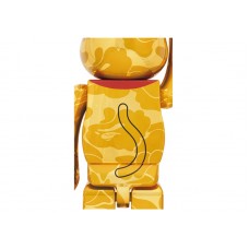 Bearbrick x BAPE Maneki Neko 1000% Gold Plated