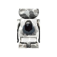 Bearbrick x BAPE Maneki Neko & Daruma 100% & 400% 4-Pc Set Gold & Silver Plated