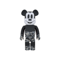 Bearbrick x Bape Mickey Mouse Monotone 1000%