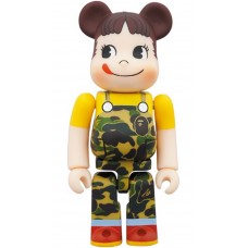 Bearbrick x BAPE Peko-chan 100% & 400% Set Green Camo