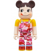 Bearbrick x BAPE Peko-chan 100% & 400% Set Pink Camo