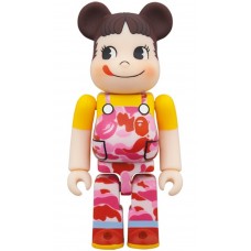 Bearbrick x BAPE Peko-chan 100% & 400% Set Pink Camo