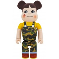 Bearbrick x BAPE Peko-chan 1000% Green Camo